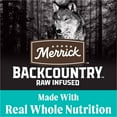 thumbnail image 4 of Merrick Backcountry Grain Free Dry Adult Dog Food, Kibble With Freeze Dried Raw Pieces, Game Bird Recipe, 20.0 lb. Bag, 4 of 12