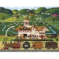 thumbnail image 1 of Jigsaw Puzzles 500 Pieces for Adult Children Charles Wysocki Fox Hill Farms Intellectual Decompressing Jigsaw Puzzles Educational Game, 1 of 5