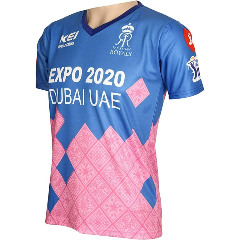 KD Cricket IPL Jersey Supporter Jersey T Shirt 2020 21 MI CSK RCB KKR RR KXIP SRH and DC RR 40