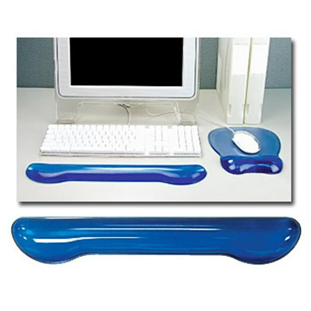 Crystal Gel Keyboard Wrist Rest Blue