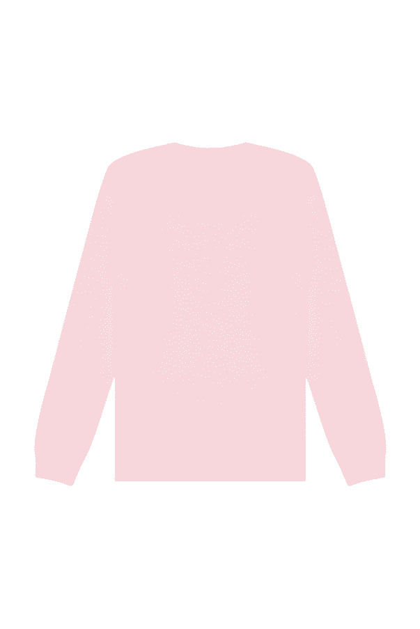 BELLA+CANVAS Adult Long Sleeve Personalized T-Shirt, Create Your Own Designs, Pink, XXL, Unisex