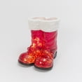 thumbnail image 3 of 16.3 in. Illuminating Resin Holiday Santa Boots with LEDs, 3 of 4