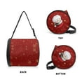 thumbnail image 3 of ZIATUBLE Christmas Santa Claus Paper Towel Dispenser Snowflakes Hanging Paper Towel Case Reusable Roll Tissue Dust Bag Universal Carrying and Storage Case Dustproof Paper Dust Cover, 3 of 7