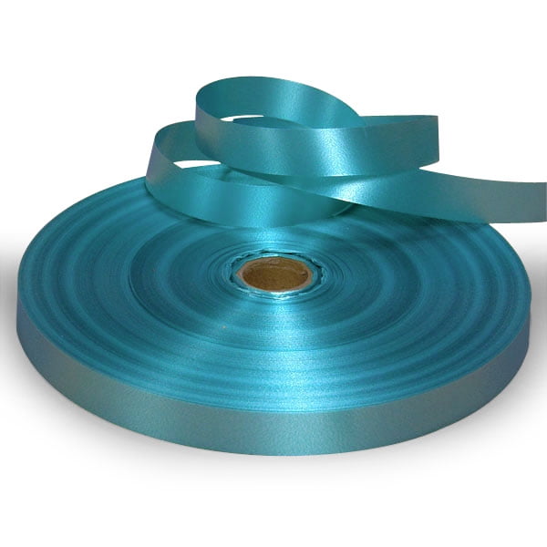 Turquoise Plastic Ribbons 3/4" X 250 Yards by Paper Mart