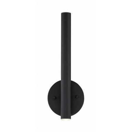 

10W 2 Led Wall Sconce in Modern Style 3 inches Wide By 14 inches High-Matte Black Finish Bailey Street Home 372-Bel-3173555