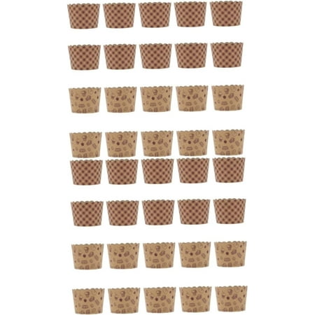 200 Pcs Cake Cups Gift Wrap Paper Kraft Wrapping Paper Disposable Cake Stand Cupcake Liners Mini Cupcake Liners Paper Cupcake Wrappers Kraft Paper Baking Cupcake Cases Cupcake Cup
