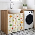 Retro Stars Cabinet Curtains 35