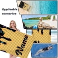 thumbnail image 4 of Toallas de playa rectangulares de helado de gran tamaño, súper suaves, de secado rápido, para viajes, baño, natación, camping, actividades al aire libre y deportes, de fibra superfina., 4 of 6