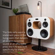 Fluance Fi70W Three-Way Wireless High Fidelity Music System with Powerful Amplifier & Dual 8 Subwoofers (Lucky Bamboo)