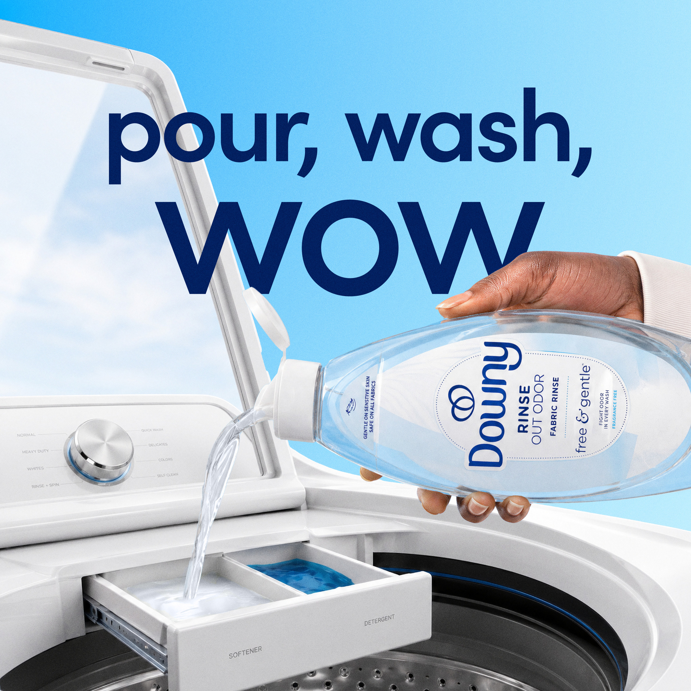 Downy Free & Gentle Rinse Fabric Odor Remover, 36.7 oz photo 7
