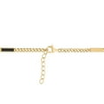 thumbnail image 4 of Open Curb Bracelet with Black Enamel Bars, 4 of 5