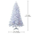 thumbnail image 2 of Holiday Time Arbre de Noël artificiel Sapin Complet Régulier Pré-Éclairé DuncanMC de Quick SetMD 7 pi (2,13 m) - Blanc, 2 of 9