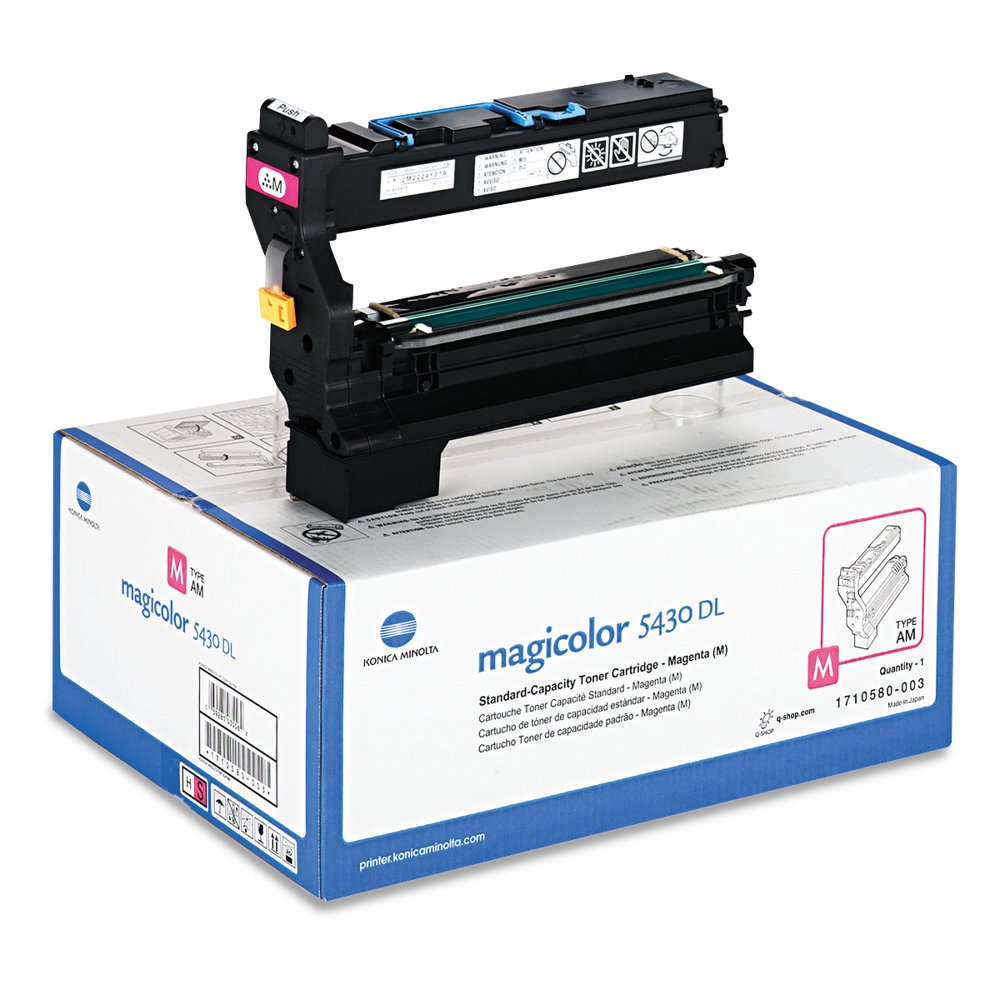 Konica Minolta 1710580003 Toner, 6000 PageYield, Magenta