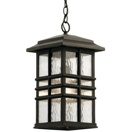 

Kichler 49833 Beacon Square 1 Light 10 Wide Outdoor Mini Pendant - Bronze