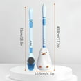 thumbnail image 3 of ZMKIAG Cute Diving Duck Silicone Brush Head Toilet Brush and Holder Set, Flexible Toilet Bowl Brush Head with Silicone Bristles, Wall Mounted Toilet Scrubber Without Drilling, 3 of 6