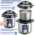 thumbnail image 2 of Electric Pressure Cooker with Large LCD Display, Multi-Use 6 Quart Electric Pot, 14 in 1 Slow Cooker, Rice Cooker, Steamer Maker, Sauté, Yogurt Maker, Egg Cooker, Warmer & More, 2 of 7