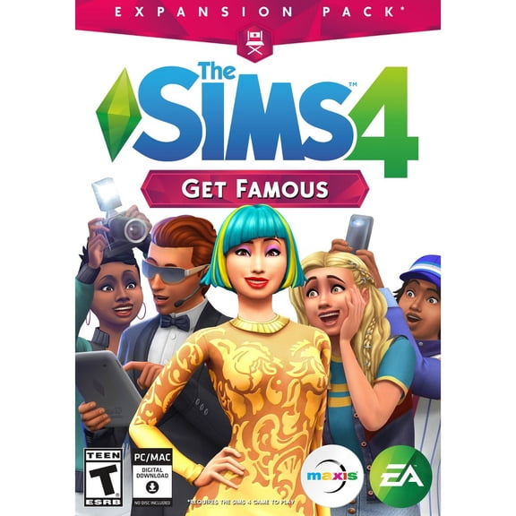(Open Box) The Sims 4: Get Famous Expansion Pack, Electronic Arts, PC