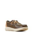 thumbnail image 3 of Zapatos ARIAT Hilo color marrón arena de gamuza, puntera moc, suela plana, 3 of 7