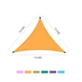 thumbnail image 2 of Voile d'Ombrage Résistant à la Pluie de 20 Pieds, Imperméable, Triangle 210T en Polyester pour Activités Extérieures, Patio, Jardin, Arrière-Cour, 2 of 7