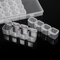 thumbnail image 4 of Caja de almacenamiento de plástico ajustable con 28 ranuras, anillos de cue Labymos  estándar, 4 of 7