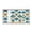 Aztec Print Pattern, variant on Nylon Fabric Wallet Compact Bifold With Zipper Coin Pocket Card Slots And Detachable Keychain Lanyard Aztec Pattern