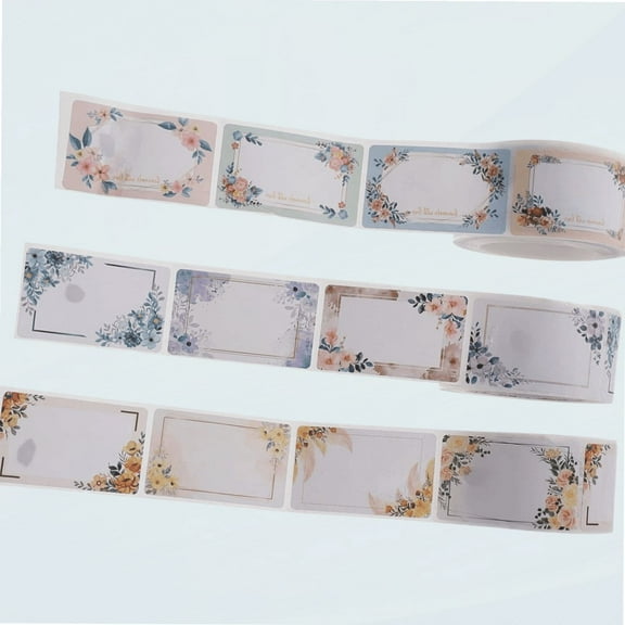 3 Rolls Sticker Name Badges Food Decor Baby Stickers Present Sticker Labels Christmas Gift Tags Canning Labels for Jars Blank Bottle Stickers Date Labels for Kitchen Multipurpose