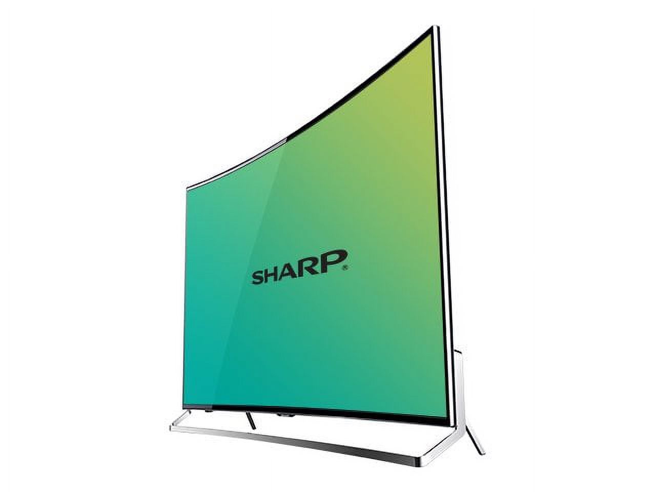 Sharp LC-65N9000U - 65" Diagonal Class (64.5" viewable) - Aquos - curved 3D LED-backlit LCD TV - Smart TV - 4K UHD (2160p) 3840 x 2160 - HDR - Quantum Dot - image 5 of 7