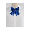 thumbnail image 6 of INSPIRE CHIC Women's Pre-Tied Bowknot Bow Tie Adjustable Strap Bowtie Solid Color One Size Royal Blue, 6 of 6