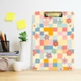 thumbnail image 2 of FORMRS Acrylic Clipboard with Low Profile Clip Standard A4 Letter Size, 12.5" x 9", Pink Floral, 2 of 8