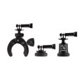thumbnail image 1 of Mob Armor Action Camera Mount AC-BNDL Mounts Camera To Round Tube or Flat Metal; Fits 1/4 Inch Up To 2 Inch Tube; Plastic and Aluminum, 1 of 5