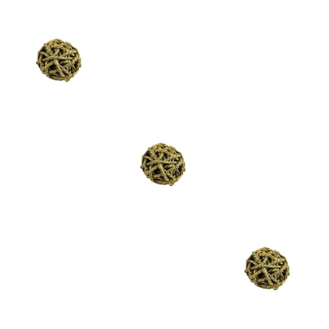 Methold Bola de ratán, artesanía de mimbre, decoraciones para el hogar, esferas de arte, rellenos, juguetes de mesa, accesorios, Navidad, cumpleaños, Type1 NO1 Methold CBP268720