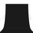 thumbnail image 3 of 1 * 1.5m/ 3.3 * 4.9ft Photography Background Screen Photography Backdrop Photo Studio Props Washable Durable Non-Woven Fabric Material, Black Color, 3 of 6