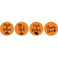 thumbnail image 1 of Darling Souvenir Wedding Theme Stickers chocolate Candy Labels 190 Pcs Party Favor-Orange, 1 of 1