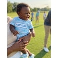 thumbnail image 3 of BemeyourBBs Newborn Baby Boy Golf Outfit Infant Baby Boys Summer Clothes Bubble Romper Daddy's Candie Letters Cute Golf Cart Print Short Sleeve Bodysuit Jumpsuits, 3 of 9