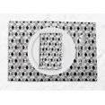 thumbnail image 1 of S4Sassy Black Stripe & Diamond Geometric Everyday Washable Placemats With Napkins Dining Table Decor, 1 of 3