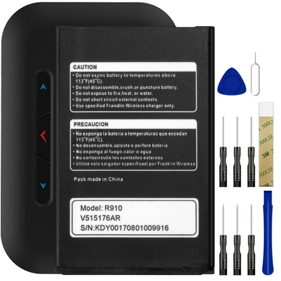 Replacement Battery V515176AR For Franklin Wireless R910 Mobile Hotspot Tool
