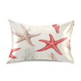 thumbnail image 7 of Yayeee Pillowcase King Size Set of 2 Satin Wrinkle Resistant Pillow Case, Brown Starfish, 7 of 7