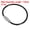 Black, variant on 4.3 Inch Wire Keychain Cable Stainless Steel Key Ring Loop, Silver 4 Pack