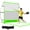 green, variant on Pickleball Rebounder Training Equipment - Pickleball Net for Solo Practice Drives Dinks Volley Accuracy - Portable for Outdoor Driveway Backyard Indoor Garage