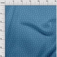 thumbnail image 3 of oneOone Rayon Blue Fabric Snowflake,Cap & Socks Fabric For Sewing Printed Craft Fabric By The Yard 56 Inch Wide, 3 of 5