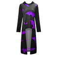 thumbnail image 1 of Suéter suelto de Halloween para mujer, abrigo de gran tamaño, vestido Retro, elasticidad con capucha Fridja yut1836, 1 of 5