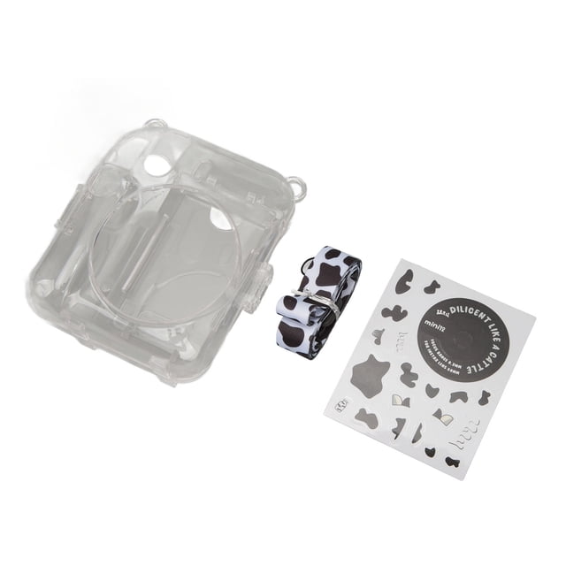 Instant Camera Clear Case,Instant Camera Case Kit PC Camera Case Instant Film Camera Case Elevated Design