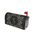 thumbnail image 3 of PHELIKA Letter S Classic Monogram Magnetic Mailbox Covers Post Letter Box Cover Standard Size 21H x 18W, 3 of 8