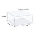thumbnail image 2 of Uxcell Display Case Box Acrylic Box Transparent Dustproof Protection Showcase 31x31x16cm for Collectibles, 2 of 5