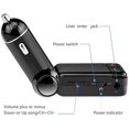 thumbnail image 2 of Briquet Sans Fil Bluetooth Mains Libres Kit + Émetteur Radio FM + Chargeur de Multiprise 2 Ports USB 5V/2A, 2 of 5
