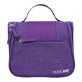 thumbnail image 2 of Bolsa de aseo Bolsa de con gancho para colgar Muchos bolsillos Bolsa de cosméticos portátil Estuche para cepillo de dientes Champú Gel de ducha Púrpura Baoblaze Neceser, 2 of 7