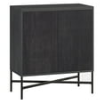 thumbnail image 5 of Evelyn&Zoe Brighton 28" Wide Rectangular Accent Cabinet, Charcoal Gray, 5 of 7