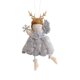 thumbnail image 1 of Gibobby Adornos colgantes de Ángel con astas de peluche de Navidad, colgante de árbol de Navidad para el, decoración de fiesta de cumpleaños(Gris), 1 of 5