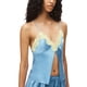 thumbnail image 1 of VISgogo Camisola floral de encaje de verano para mujer, sin mangas, sin espalda, cuello en V profundo, chaleco dividido VISgogo  moda, 1 of 5