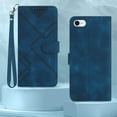 thumbnail image 6 of for iPhone SE 2022 Case/iPhone SE Case,iPhone 8/7 Case,6/6S Phone Case Wallet Card Holder,Leather Stand Flip Cases,Wrist Strap  Closure Protector,Shockproof Protective Cover (Blue), 6 of 14